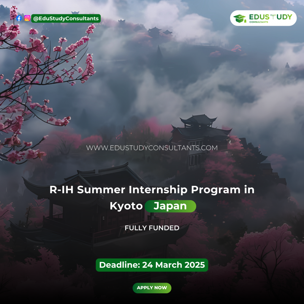 Fully Funded R-IH Summer Internship 2025 in Japan