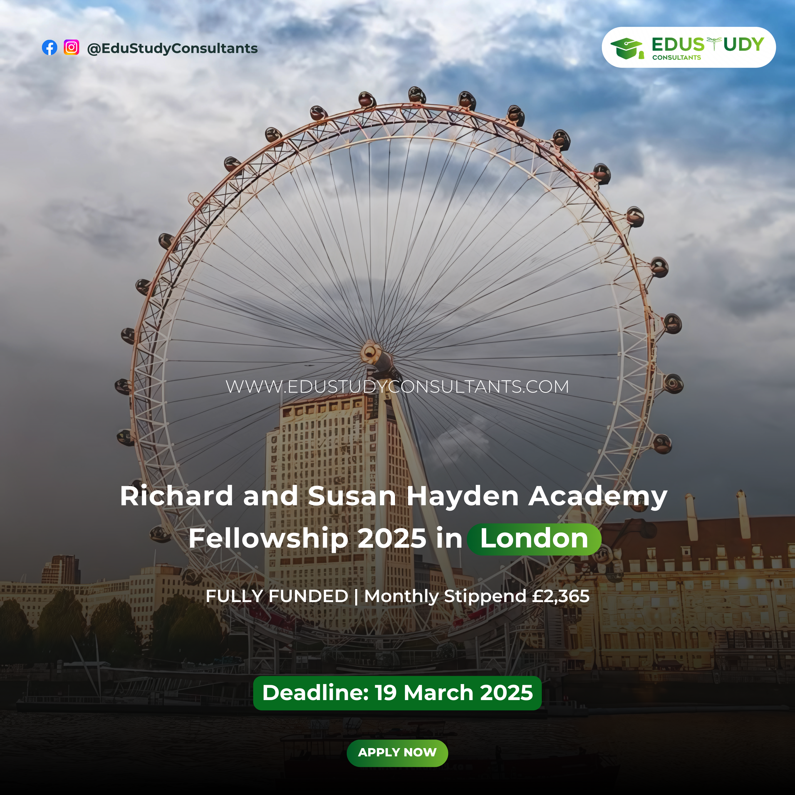 Richard and Susan Hayden Fellowship 2025