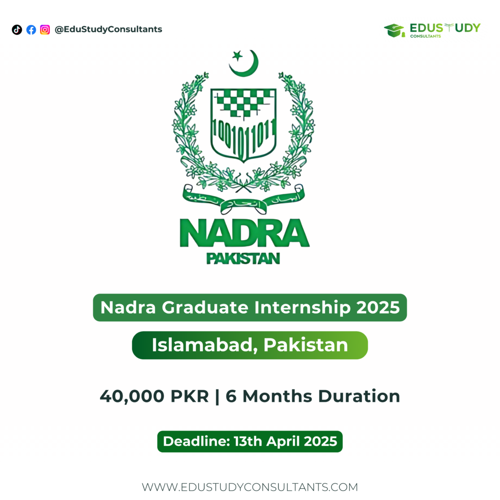 Nadra Graduate Internship 2025